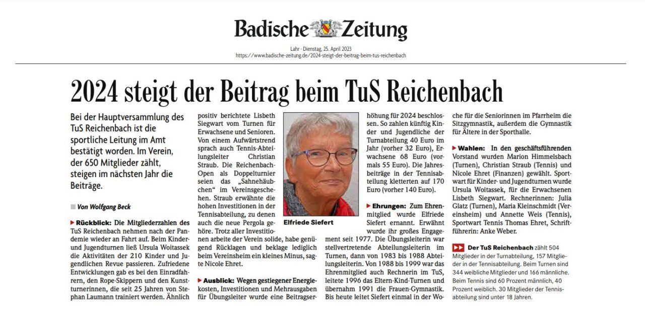 http://tus-reichenbach.de/wp-content/uploads/2023/05/Bericht-JHV-Badische-Zeitung-Ehrenmitglied-Elfriede-Siefert-Apri-2023-1280x640.jpg