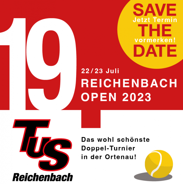 Save the Date — „19. Reichenbach Open 2023“