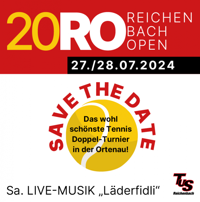 Safe the Date – Reichenbach Open 2024