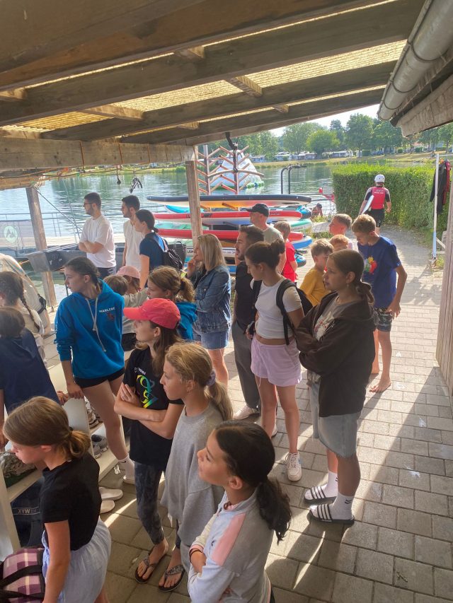 Warten auf die Ausrüstung