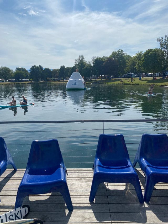 Blick Richtung Badesee