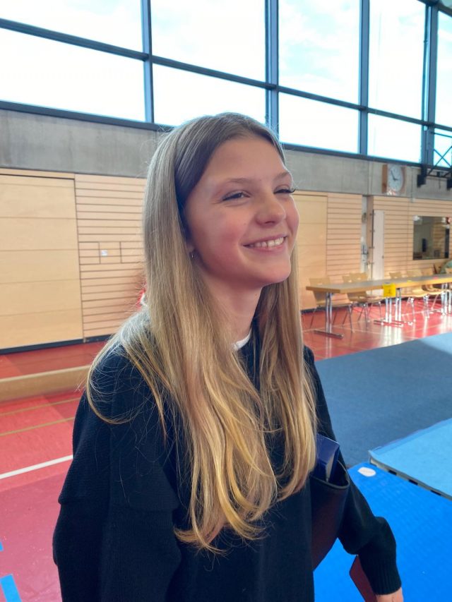 Unsere Kampfrichterin Thalia